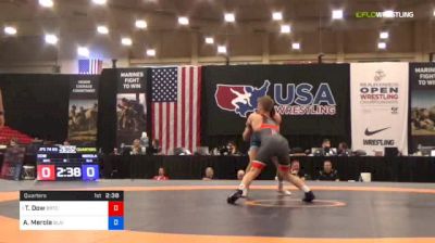 74 kg Quarters - Tyler Dow, BRTC vs Andrew Merola, Blairstown Wrestling Club