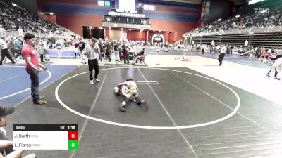 69 lbs Semifinal - Jameson Barth, Project Wrestling vs Leticia Flores, Pomona Elite