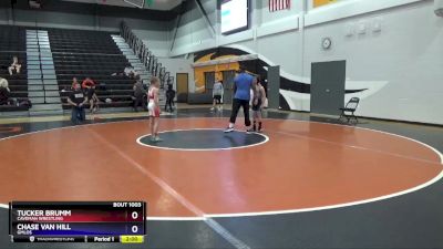 12U-1 lbs Round 1 - Tucker Brumm, Caveman Wrestling vs Chase Van Hill, GMLOS