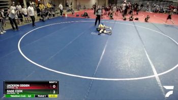 93 lbs Semis & 1st Wrestleback (8 Team) - Jackson Odden, Staples vs Gage Cook, Hastings