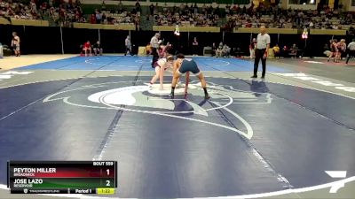 150-4A/3A Champ. Round 1 - Peyton Miller, Broadneck vs Jose Lazo, Reservoir