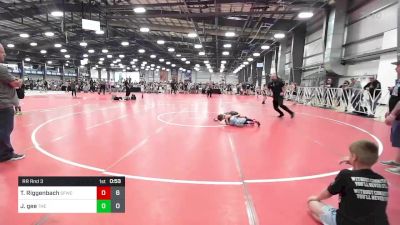 56 lbs Rr Rnd 3 - Trey Riggenbach, Forge Nesity/Tilton vs Jacob Gee, The Purge