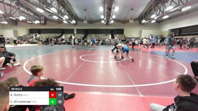 101 lbs Rr Rnd 3 - Anthony Riotto, Apex vs Chase Wirnsberger, Seagull Wrestling Club