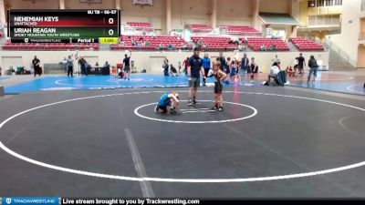 56-57 lbs Round 3 - Nehemiah Keys, Unattached vs Uriah Reagan, Smoky Mountain Youth Wrestling