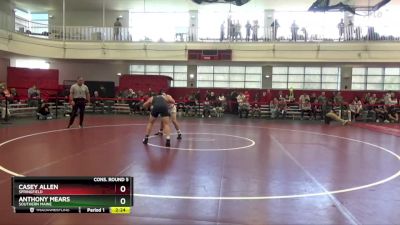 197 lbs Cons. Round 5 - Casey Allen, Springfield vs Anthony Mears, Southern Maine