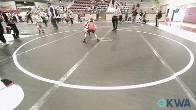 46 lbs Final - Easton Klinglesmith, Perry Wrestling Academy vs James Evans, Bartlesville Wrestling Club