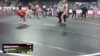W 122 lbs Round 3 (4 Team) - Alexis Segura, Colorado vs Sophie Grunhuvd, Montana