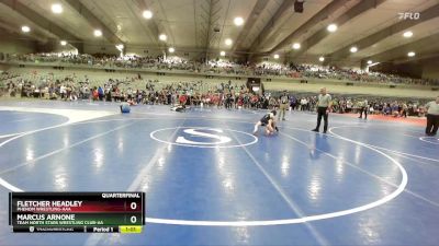 70 lbs Quarterfinal - Fletcher Headley, Phenom Wrestling-AAA vs Marcus Arnone, Team North Stars Wrestling Club-AA