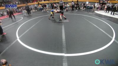 67 lbs Quarterfinal - Bode Smith, Hinton Takedown Club vs Isaias Galindo, Norman Grappling Club