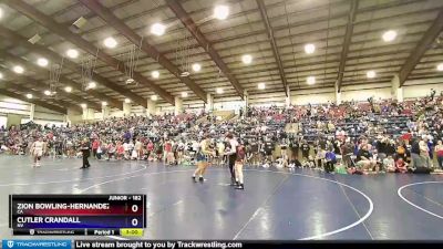 182 lbs Cons. Round 2 - Zion Bowling-Hernandez, CA vs Cutler Crandall, NV