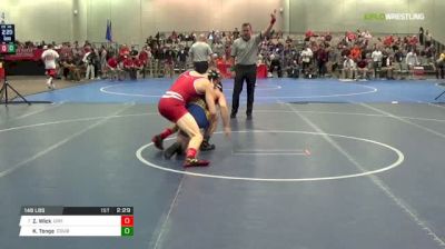 149 lbs Round of 32 - Zander Wick, Wisconsin vs Kalani Tonge, Csu-Bakersfield