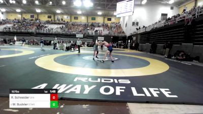 157 lbs Round Of 16 - Ryan Schneider, Green Farms Academy vs Will Buckler, St. Mary's Ryken