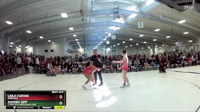 138 lbs Quarterfinal - Laila Cuevas, Nebraska vs Kayden Sipp, 2 Tuff Gym Wrestling Club