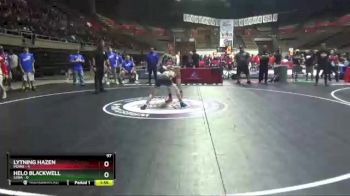 97 lbs Round 2 (6 Team) - Lytning Hazen, MDWA vs Helo Blackwell, SJWA
