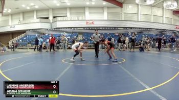 102-112 lbs Semifinal - Jasmine Anderson, McDominate Training Center vs Ariana Schacht, X-Factor Elite Wrestling