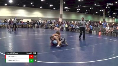 126 lbs Round 3 (6 Team) - Tyler Mascarelli, Funky Monkey vs Trevor Wilcox, Genoa Wrestling