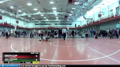 95 lbs Cons. Round 5 - Max Stevens, South Gibson vs Griffin Kline, The Fort Hammers