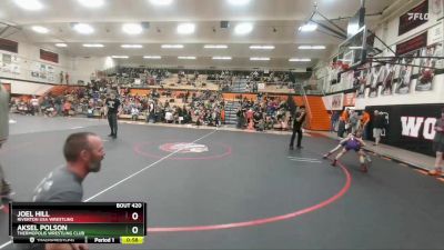 67-70 lbs Semifinal - Aksel Polson, Thermopolis Wrestling Club vs Joel Hill, Riverton USA Wrestling