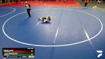 85 lbs Cons. Round 2 - Jake Rodriguez, Brainerd vs Miles Aase, Owatonna