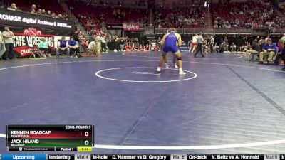 1A-220 lbs Cons. Round 3 - Jack Hiland, Bellevue vs Kennen Roadcap, Montezuma