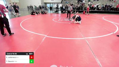 122-H lbs Consi Of 16 #2 - Eric Catenacci, Germantown Academy vs Tristan Gauvin, Fisheye