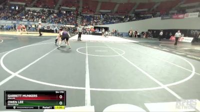 5A-170 lbs Champ. Round 1 - Owen Lee, Ridgeview vs Garrett Munkers, Dallas