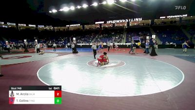 150 lbs Consi Of 32 #1 - Miguel Arcila, Salem vs Thomas Collins, Tyngsborough/Dracut