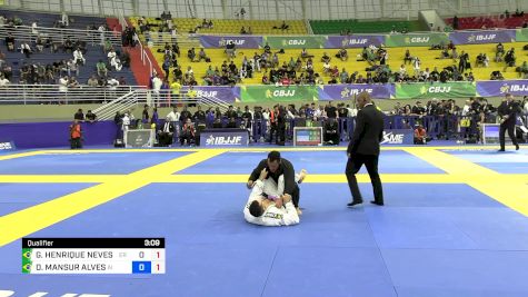 GUSTAVO HENRIQUE NEVES BUENO vs DOUGLAS MANSUR ALVES 2024 Brasileiro Jiu-Jitsu IBJJF