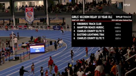 Youth Girls' 4x200m Relay, Finals 1 - Age 10