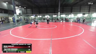 80/85 Semifinal - Treyson Denning, Crystal Coast Grapplers vs Sean Shelley, Bandits