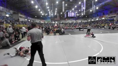 50 lbs Consi Of 8 #1 - Kruizemen Myers, Colorado Outlaws vs Miguel Pacheco, Monte Vista Takedown Club