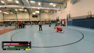 190 lbs Round 3 (10 Team) - Jeremiah Roggasch, Sidney vs Daniel Tinoco, South