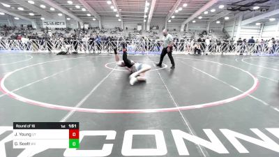 195 lbs Round Of 16 - Jaxson Young, UT vs Quentin Scott, WV