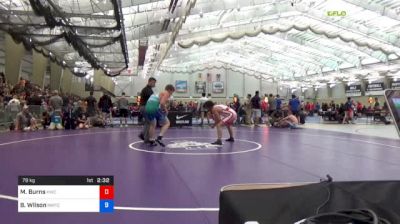 79 kg Round Of 64 - Matthew Burns, Knights Wrestling Club vs Brit Wilson, Northern Illinois RTC