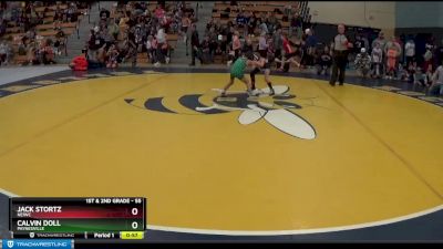 55 lbs Semifinal - Calvin Doll, Paynesville vs Jack Stortz, NEIWC