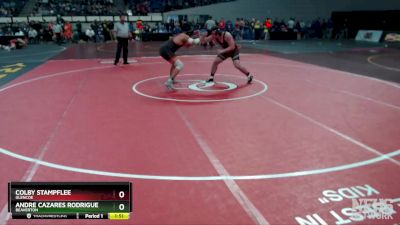 6A-220 lbs Champ. Round 1 - Colby Stampflee, Glencoe vs Andre Cazares Rodriguez, Beaverton