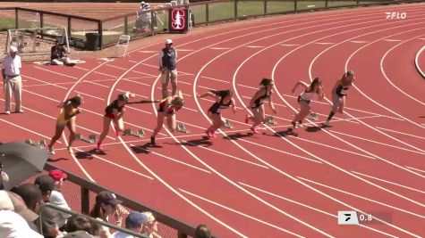 High School Girls' 100m Hurdles, Heat 3