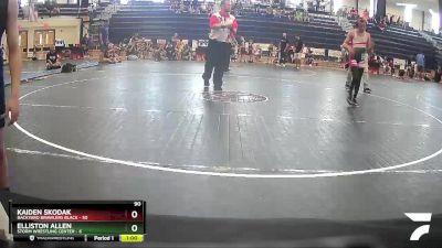 90 lbs Quarterfinals (8 Team) - Kaiden Skodak, Backyard Brawlers Black vs Elliston Allen, Storm Wrestling Center