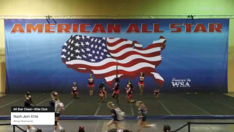 Nash Jem Elite - White Diamonds [2022 All Star Cheer--Elite Club] 2022 American All Star Nationals