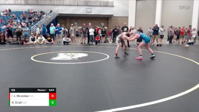 109 lbs Cons. Round 3 - Ian Mcvicker, Indian Wrestling Club vs Heather Crull, Northeastern