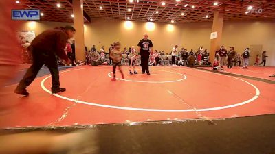 40-43 lbs Rr Rnd 1 - Bo Baum, Texarkana Wrestling Club vs Eli Esparza, Mission Wrestling Club