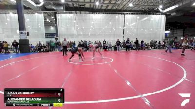 157 lbs Semifinal - Alexander Belaoula, NOVA Wrestling Club vs Aidan Armbrust, LCA