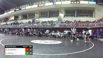 120 lbs Round 2 (3 Team) - Zaiac Johnson, Norfolk vs Ben Bouaphakeo, Bennington