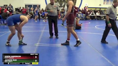 JV-33 lbs Round 2 - Jaxon Anderson, Mount Vernon vs Jamison Rud, West Liberty