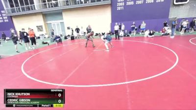 78 lbs Semifinal - Nick Knutson, Colorado vs Cedric Gibson, Sarbacker Wrestling Academy