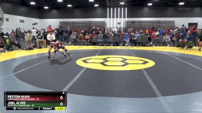 60 lbs Placement Matches (8 Team) - Peyton Hugh, LAW/Crass Wrestling(WI) vs Joel Alves, Elite Ath Club DZ (IN)