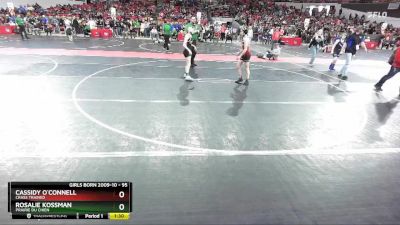 95 lbs Quarterfinal - Cassidy O`Connell, Crass Trained vs Rosalie Kossman, Prairie Du Chien