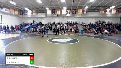 190 lbs Cons. Round 2 - Nathan Garcia, Chino vs DAVID RAMIREZ, Sierra Vista