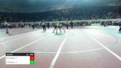 175 lbs Round Of 64 - Brody Curliss, Blanchard High School vs Gabe Shrum, Jay Wrestling Club