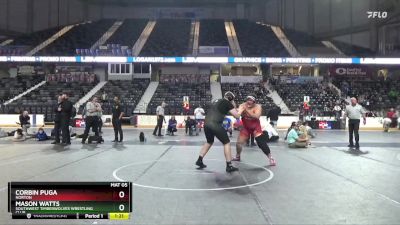 285 lbs 1st Place Match - Mason Watts, Southwest Timberwolves Wrestling Club vs Corbin Puga, Norton